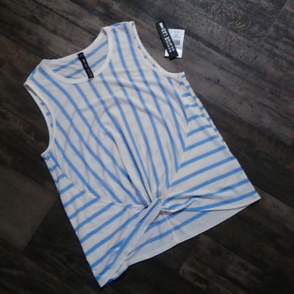 Ruched Hi-Low Tank